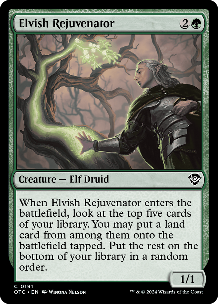 Elvish Rejuvenator [Outlaws of Thunder Junction Commander] | Local Legends