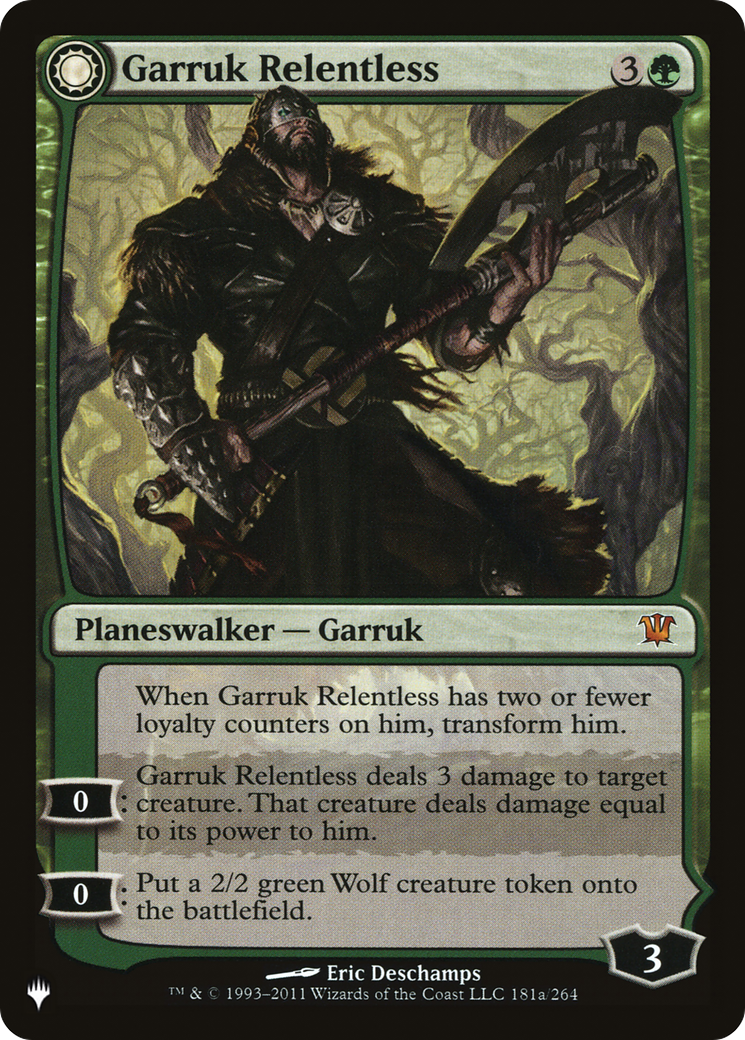 Garruk Relentless // Garruk, the Veil-Cursed [Secret Lair: From Cute to Brute] | Golgari Games