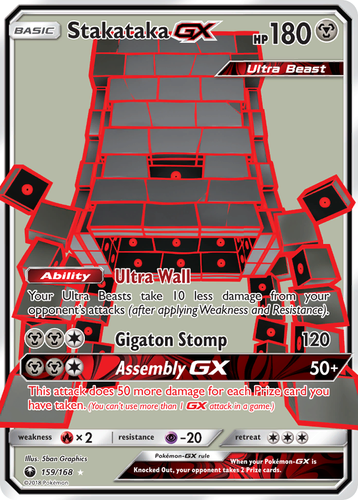 Stakataka GX (159/168) [Sun & Moon: Celestial Storm] | Local Legends