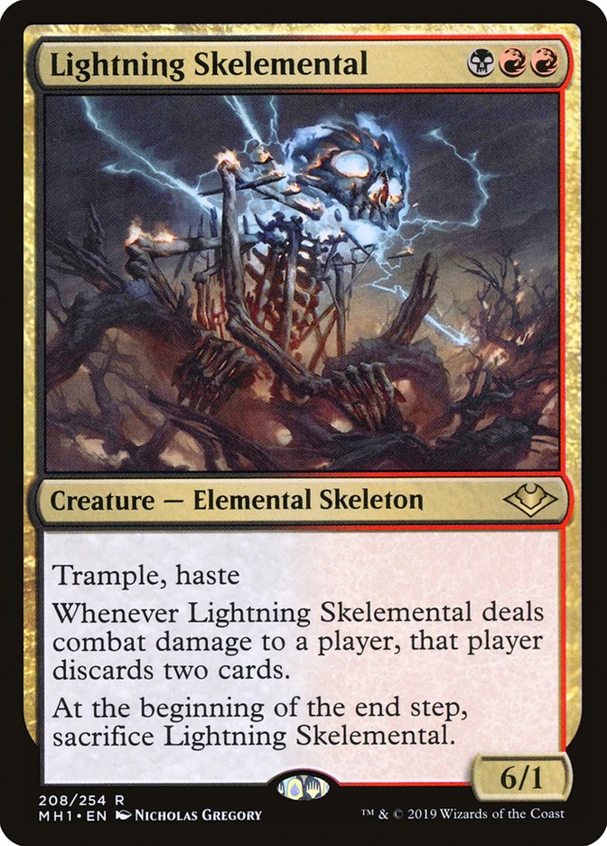 Lightning Skelemental [Modern Horizons] | Local Legends