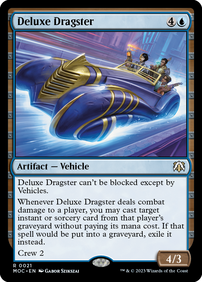 Deluxe Dragster [March of the Machine Commander] | Golgari Games