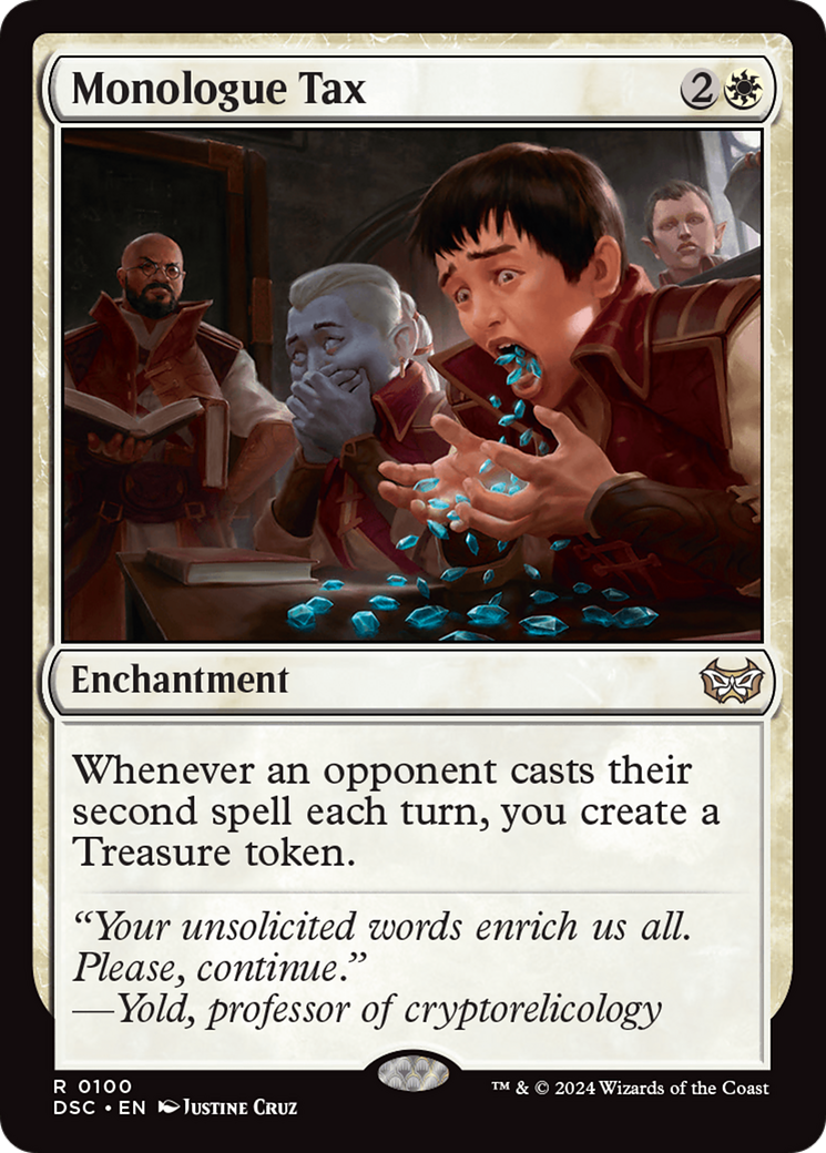 Monologue Tax [Duskmourn: House of Horror Commander] | Local Legends