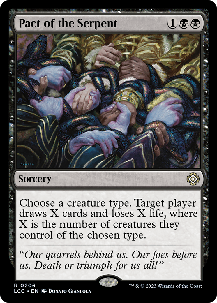 Pact of the Serpent [The Lost Caverns of Ixalan Commander] | Local Legends