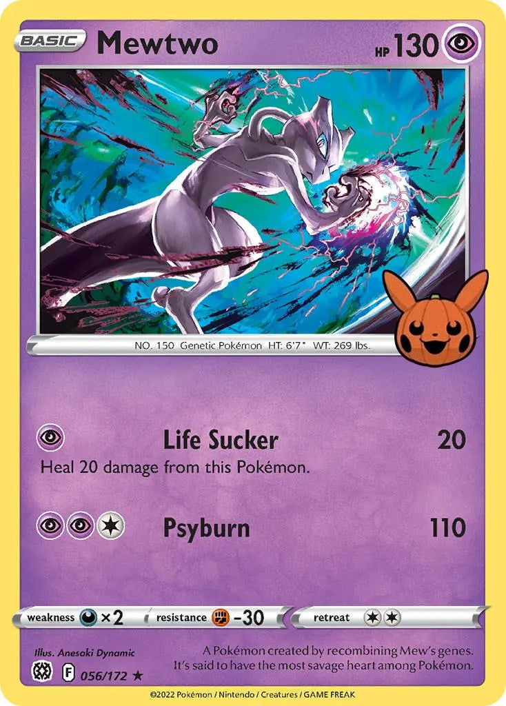 Mewtwo (056/172) [Trick or Trade] | Golgari Games