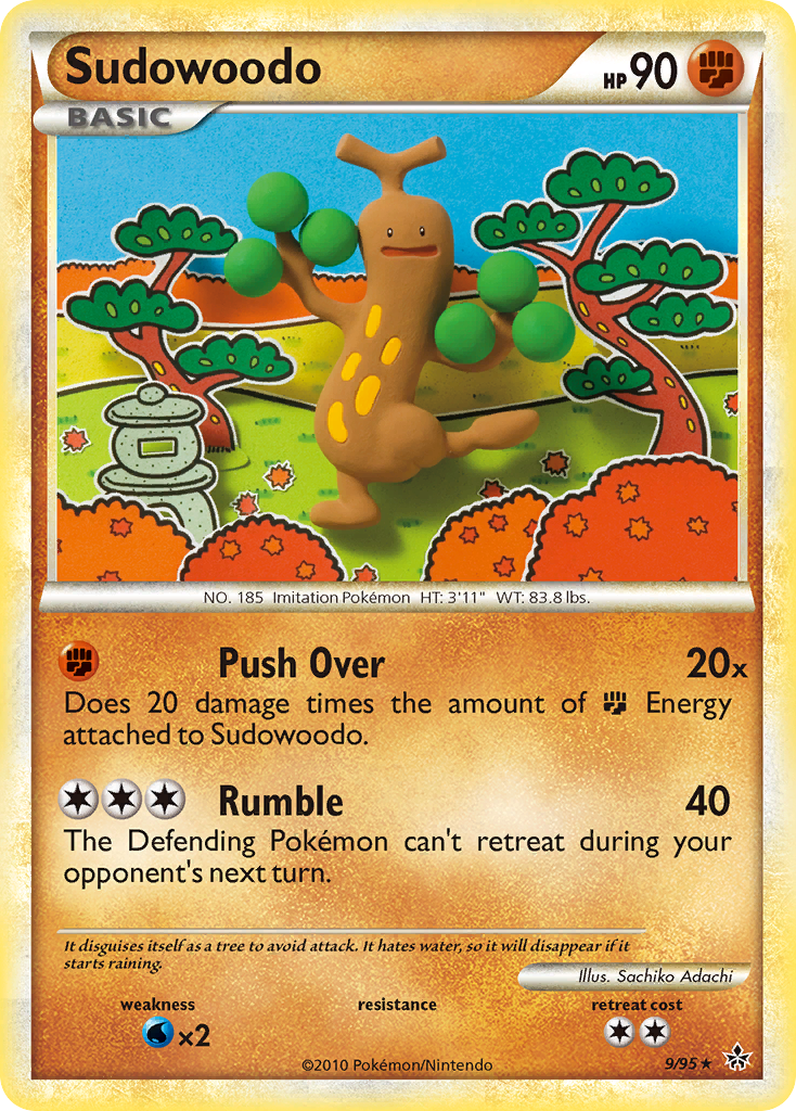 Sudowoodo (9/95) [HeartGold & SoulSilver: Unleashed] | Golgari Games