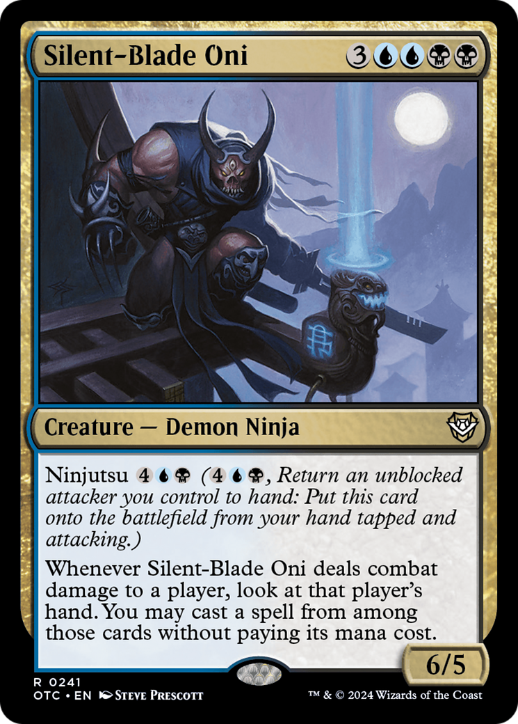 Silent-Blade Oni [Outlaws of Thunder Junction Commander] | Local Legends