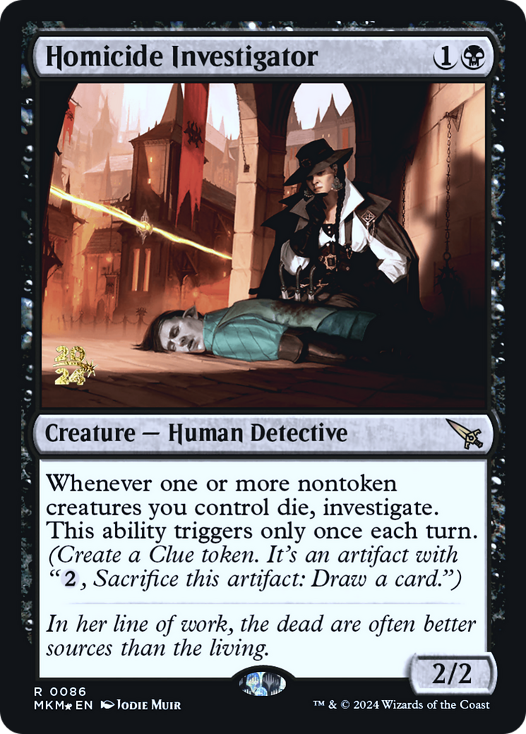 Homicide Investigator [Murders at Karlov Manor Prerelease Promos] | Golgari Games