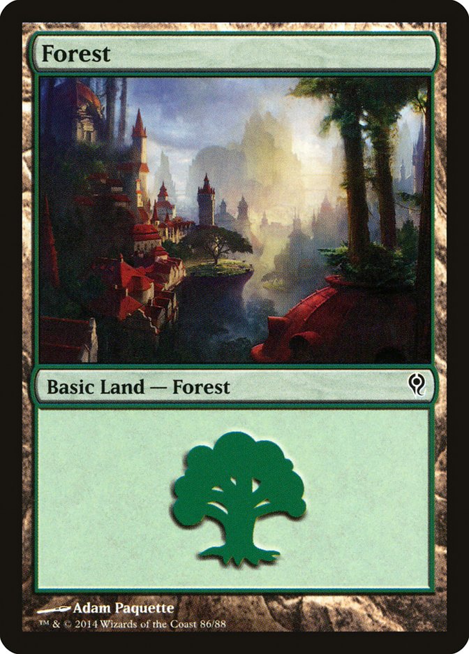 Forest (86) [Duel Decks: Jace vs. Vraska] | Golgari Games