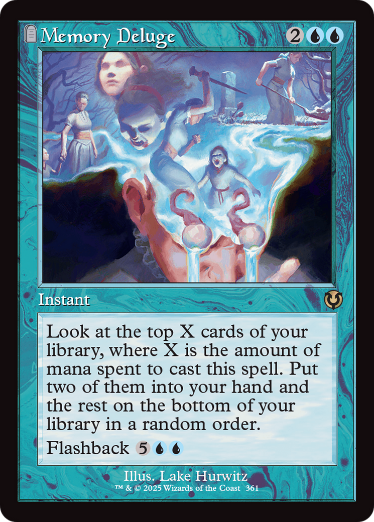 Memory Deluge (Retro Frame) [Innistrad Remastered] | Local Legends