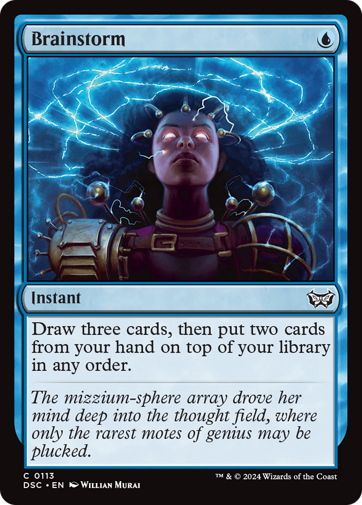 Brainstorm [Duskmourn: House of Horror Commander] | Local Legends