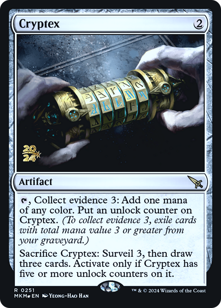 Cryptex [Murders at Karlov Manor Prerelease Promos] | Golgari Games