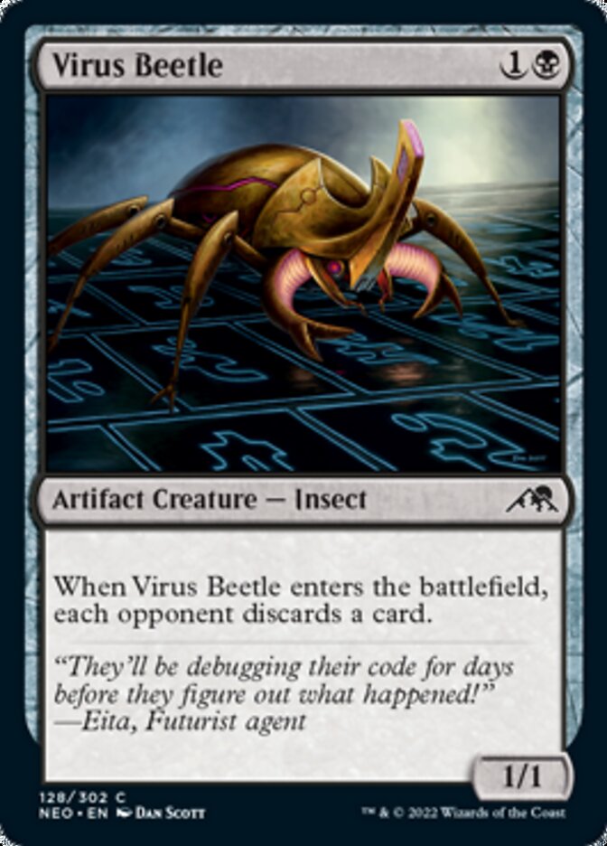 Virus Beetle [Kamigawa: Neon Dynasty] | Golgari Games