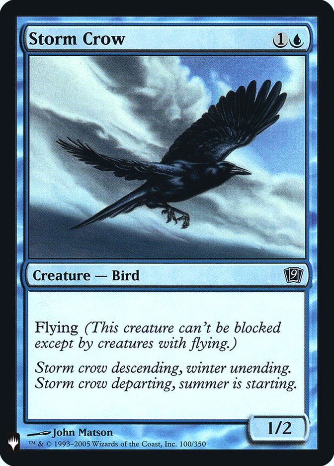 Storm Crow [Mystery Booster] | Local Legends