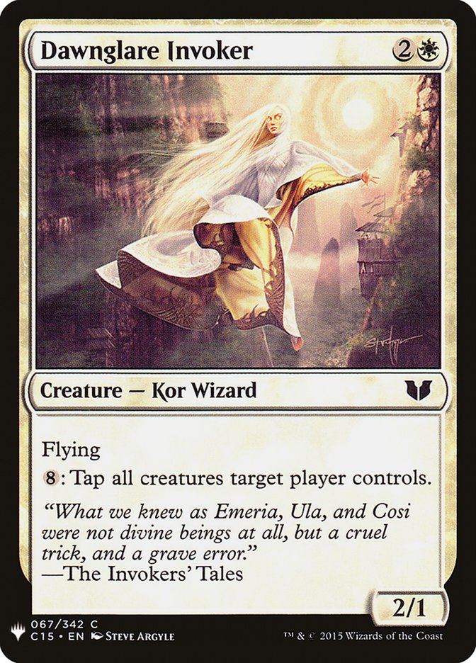 Dawnglare Invoker [Mystery Booster] | Local Legends