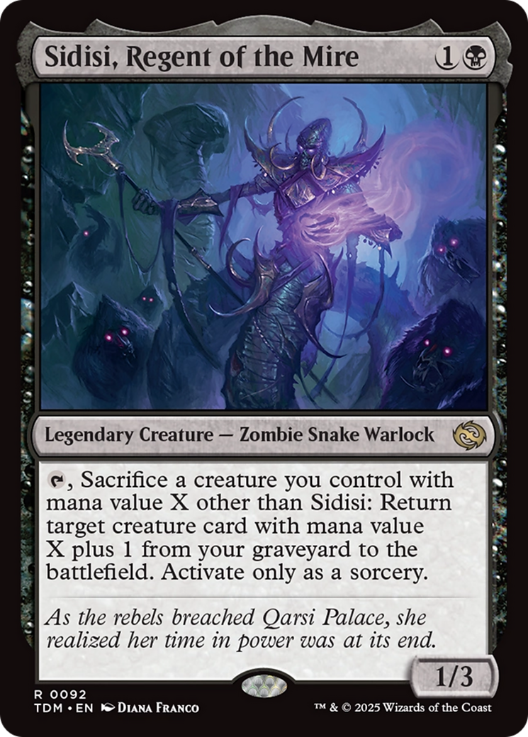 Sidisi, Regent of the Mire [Tarkir: Dragonstorm] | Local Legends