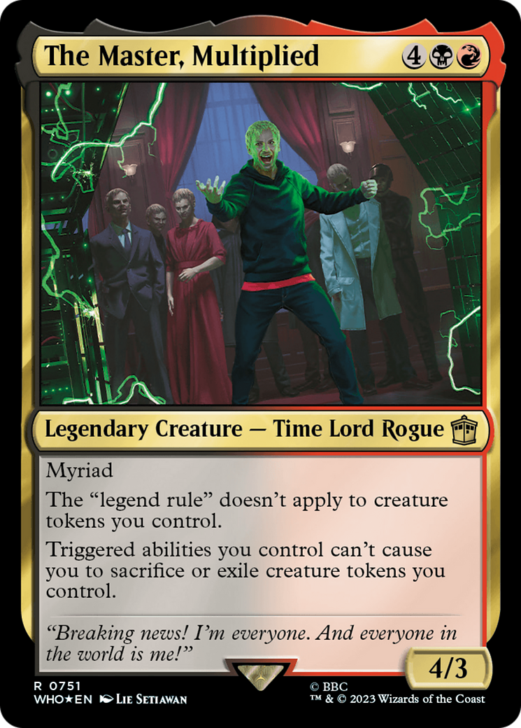 The Master, Multiplied (Surge Foil) [Doctor Who] | Local Legends