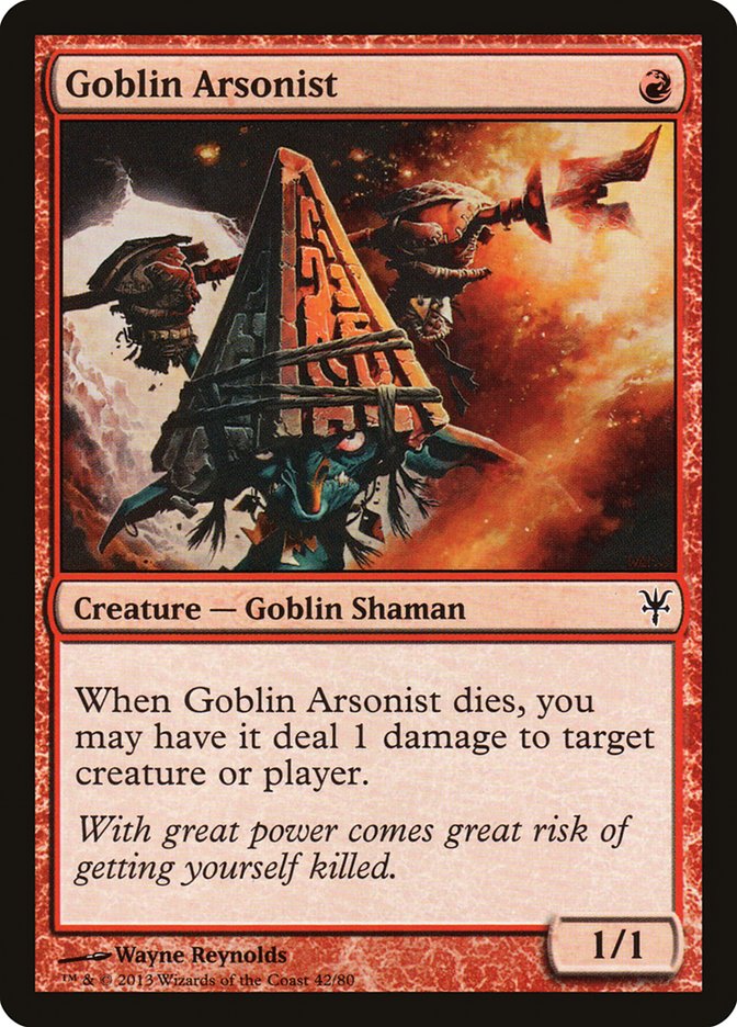 Goblin Arsonist [Duel Decks: Sorin vs. Tibalt] | Local Legends