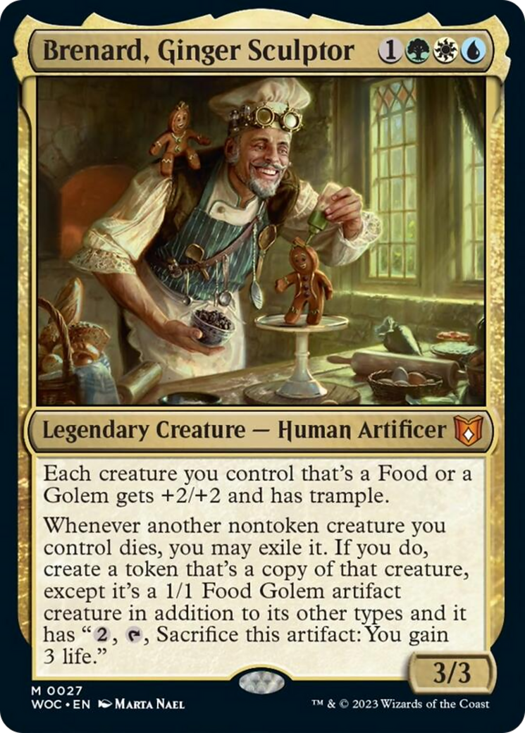 Brenard, Ginger Sculptor [Wilds of Eldraine Commander] | Local Legends