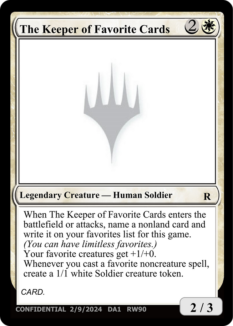The Keeper of Favorite Cards [Unknown Event] | Local Legends