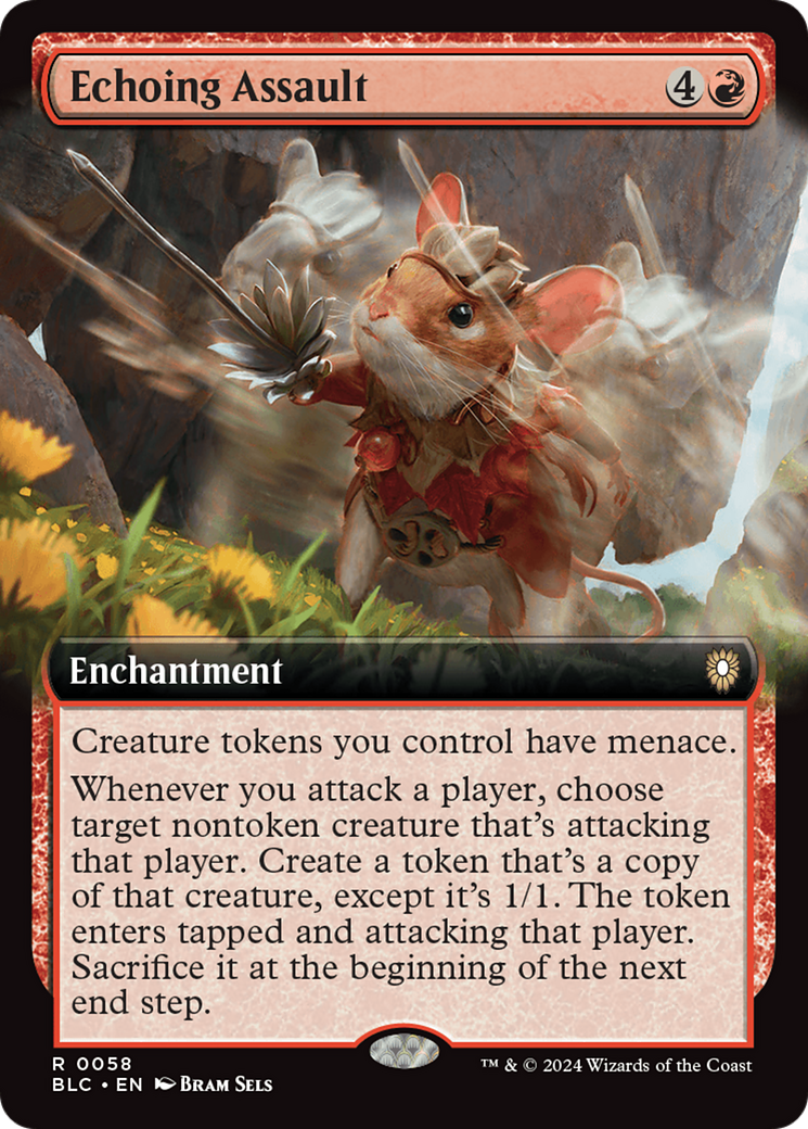 Echoing Assault (Extended Art) [Bloomburrow Commander] | Local Legends