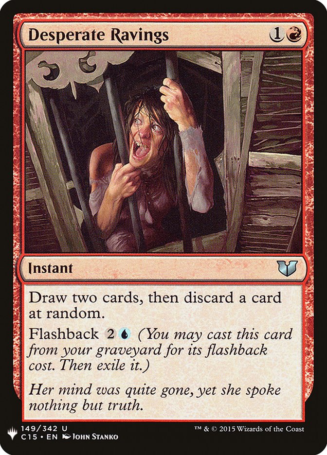 Desperate Ravings [Mystery Booster] | Local Legends