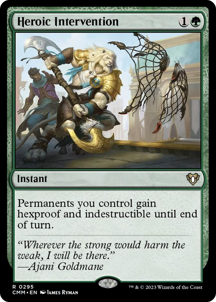 Heroic Intervention [Commander Masters] | Local Legends