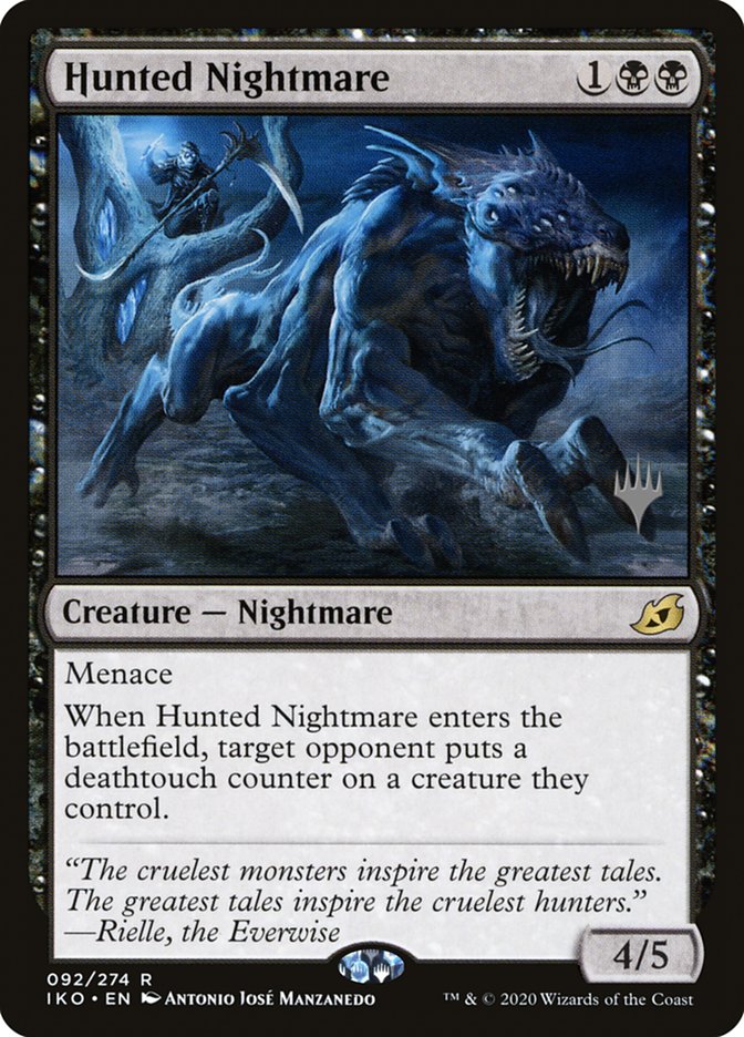 Hunted Nightmare (Promo Pack) [Ikoria: Lair of Behemoths Promos] | Local Legends