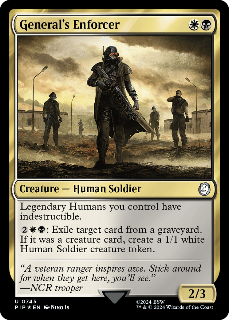 General's Enforcer (Surge Foil) [Fallout] | Local Legends