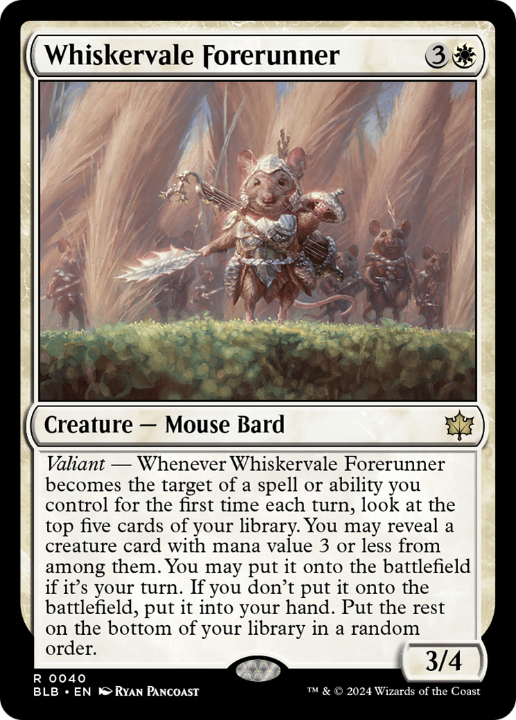 Whiskervale Forerunner [Bloomburrow] | Local Legends
