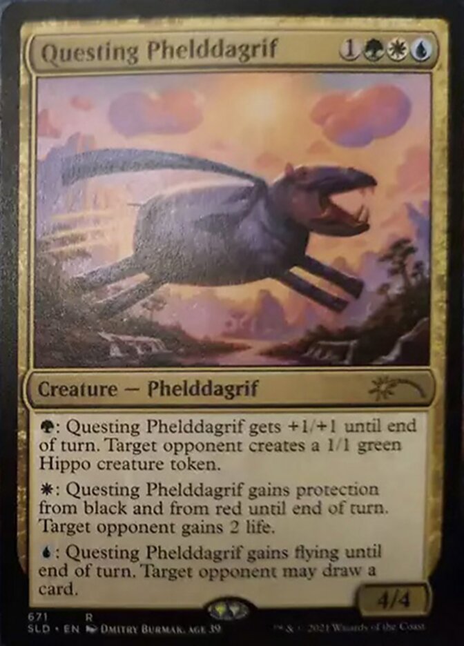 Questing Phelddagrif (671) [Secret Lair Drop Promos] | Local Legends