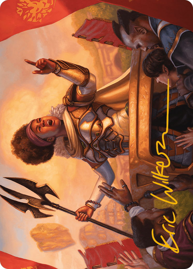 Recruiter of the Guard Art Card (Gold-Stamped Signature) [Modern Horizons 3 Art Series] | Local Legends