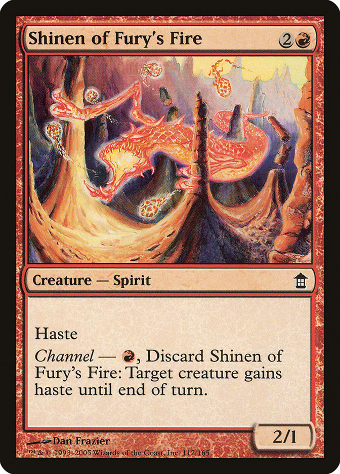 Shinen of Fury's Fire [Saviors of Kamigawa] | Golgari Games