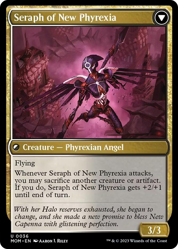 Seraph of New Capenna // Seraph of New Phyrexia [March of the Machine] | Golgari Games