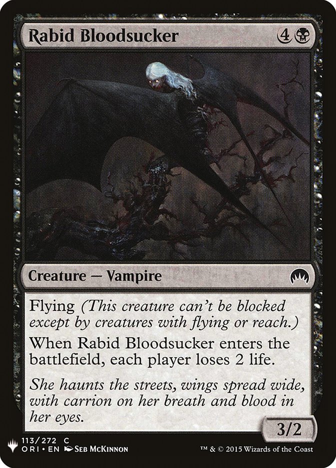 Rabid Bloodsucker [Mystery Booster] | Local Legends