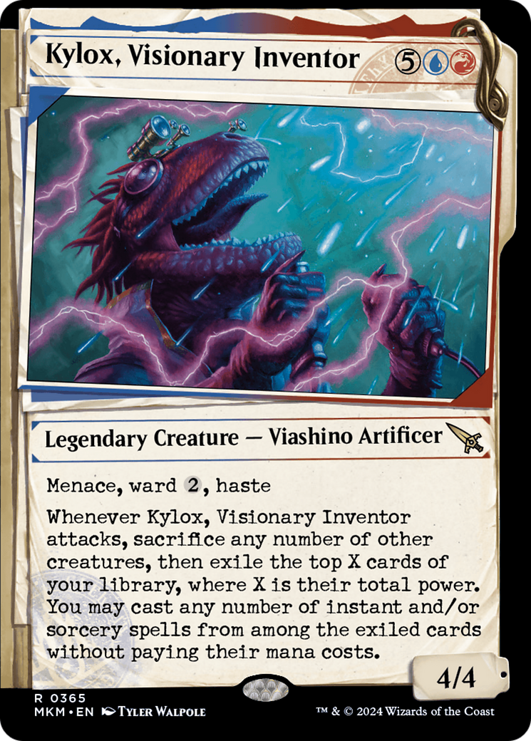 Kylox, Visionary Inventor (Showcase) [Murders at Karlov Manor] | Golgari Games