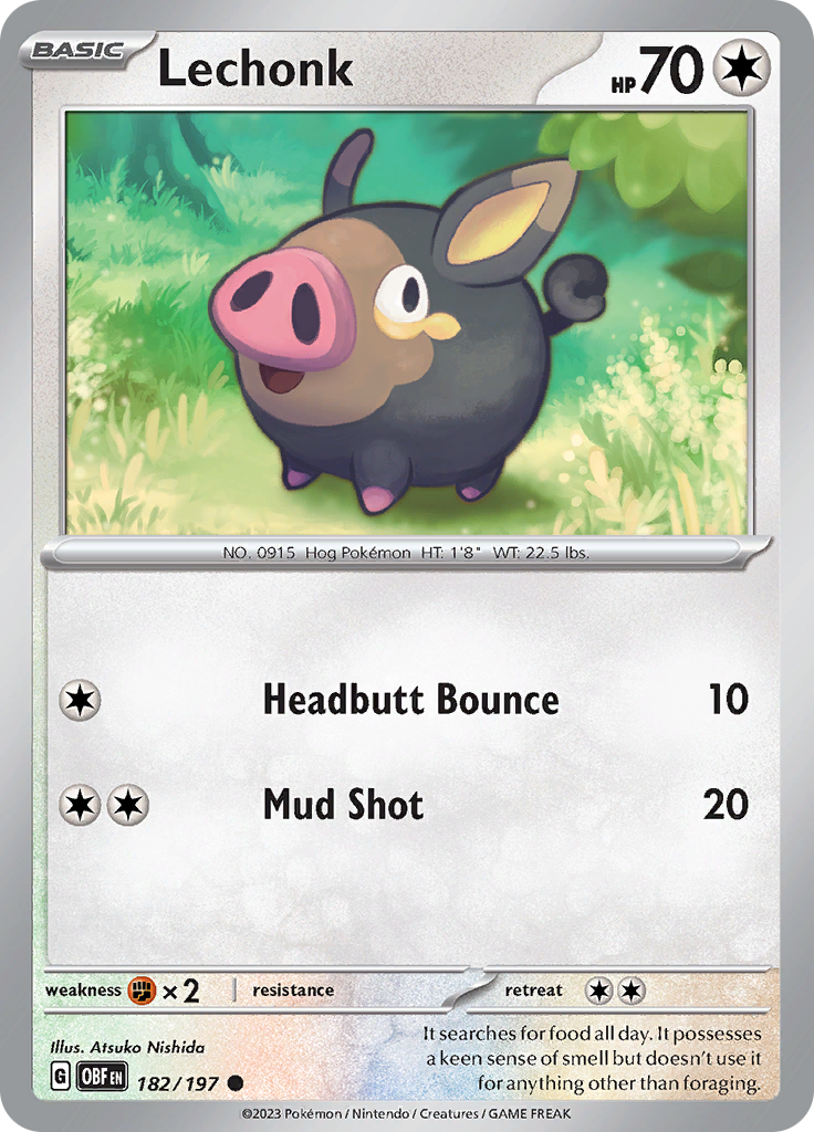 Lechonk (182/197) [Scarlet & Violet: Obsidian Flames] | Local Legends