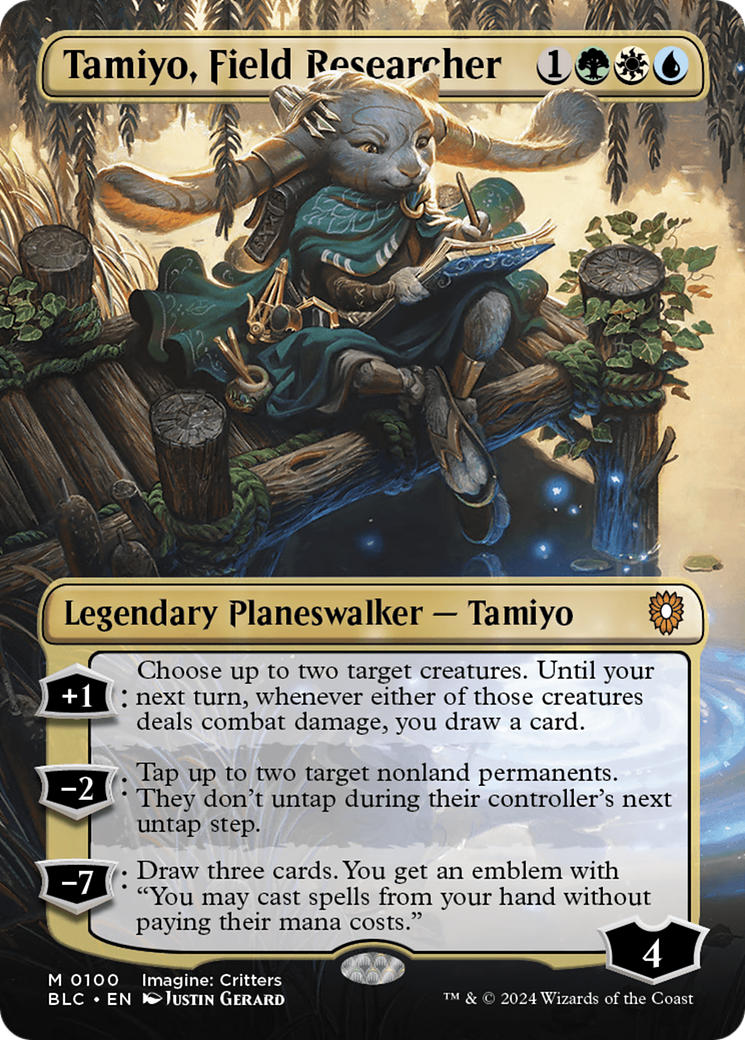 Tamiyo, Field Researcher (Borderless) [Bloomburrow Commander] | Golgari Games