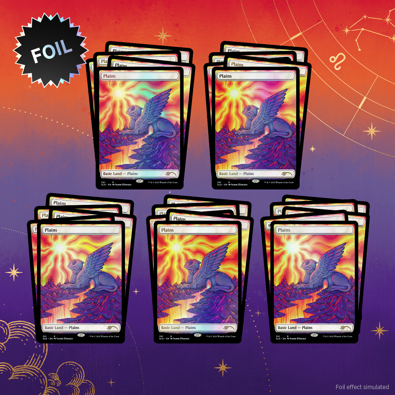 Secret Lair: Drop Series - The Astrology Lands (Leo Bundle - Foil Edition) | Local Legends