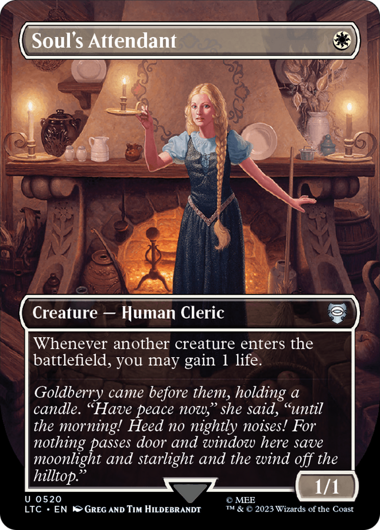 Soul's Attendant (Borderless) [The Lord of the Rings: Tales of Middle-Earth Commander] | Local Legends
