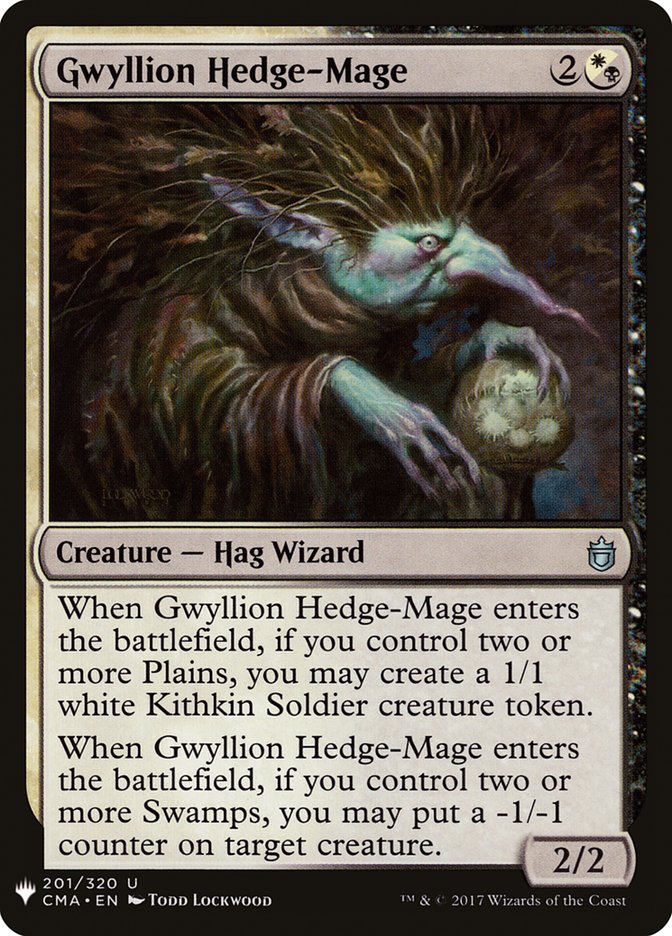 Gwyllion Hedge-Mage [Mystery Booster] | Golgari Games