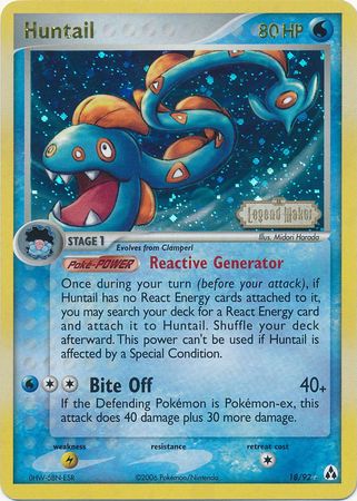 Huntail (18/92) (Stamped) [EX: Legend Maker] | Local Legends