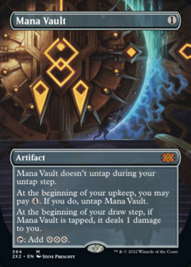 Mana Vault (Borderless Alternate Art) [Double Masters 2022] | Local Legends