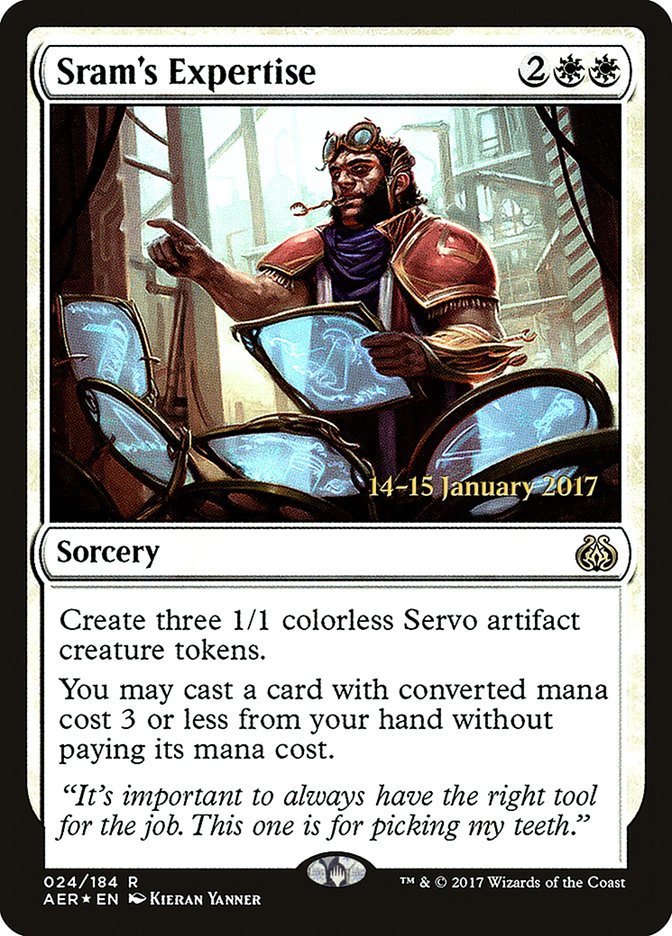 Sram's Expertise [Aether Revolt Prerelease Promos] | Local Legends