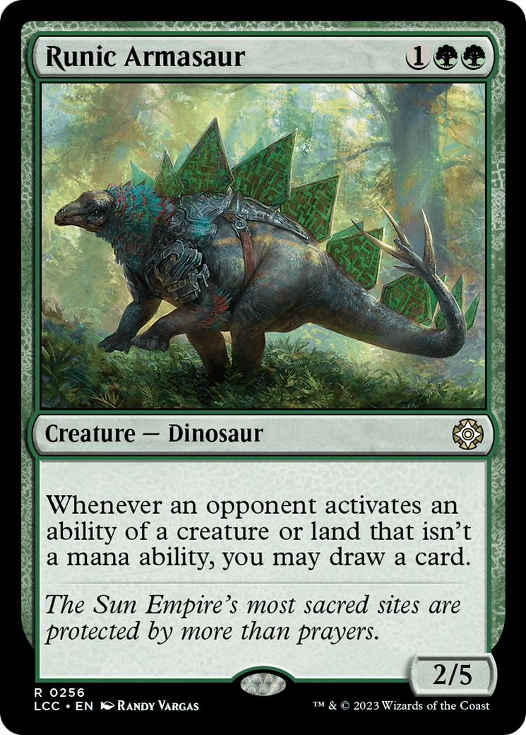 Runic Armasaur [The Lost Caverns of Ixalan Commander] | Local Legends