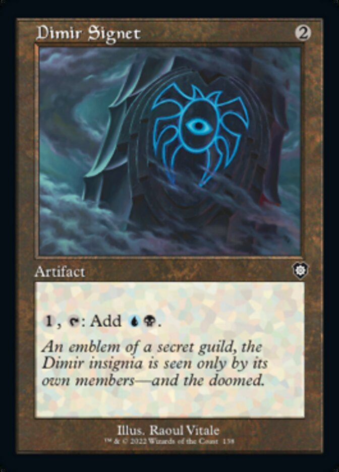 Dimir Signet (Retro) [The Brothers' War Commander] | Local Legends