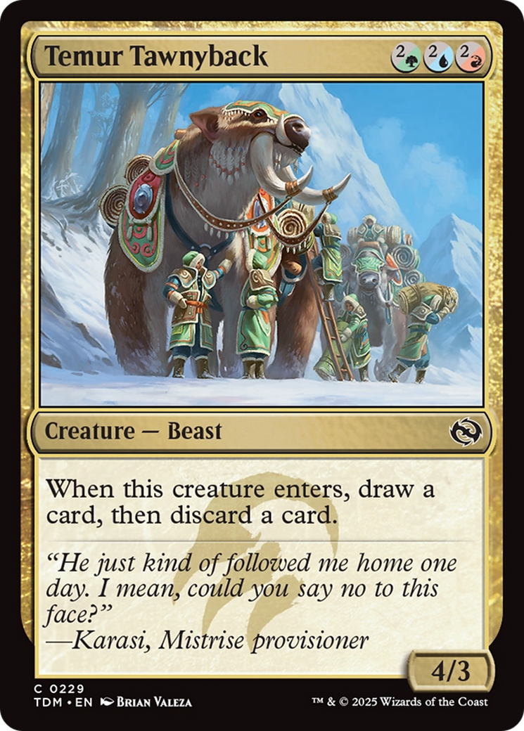 Temur Tawnyback [Tarkir: Dragonstorm] | Local Legends