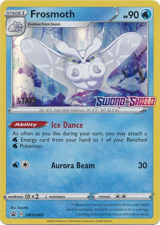 Frosmoth (SWSH007) (Staff Prerelease Promo) [Sword & Shield: Black Star Promos] | Local Legends