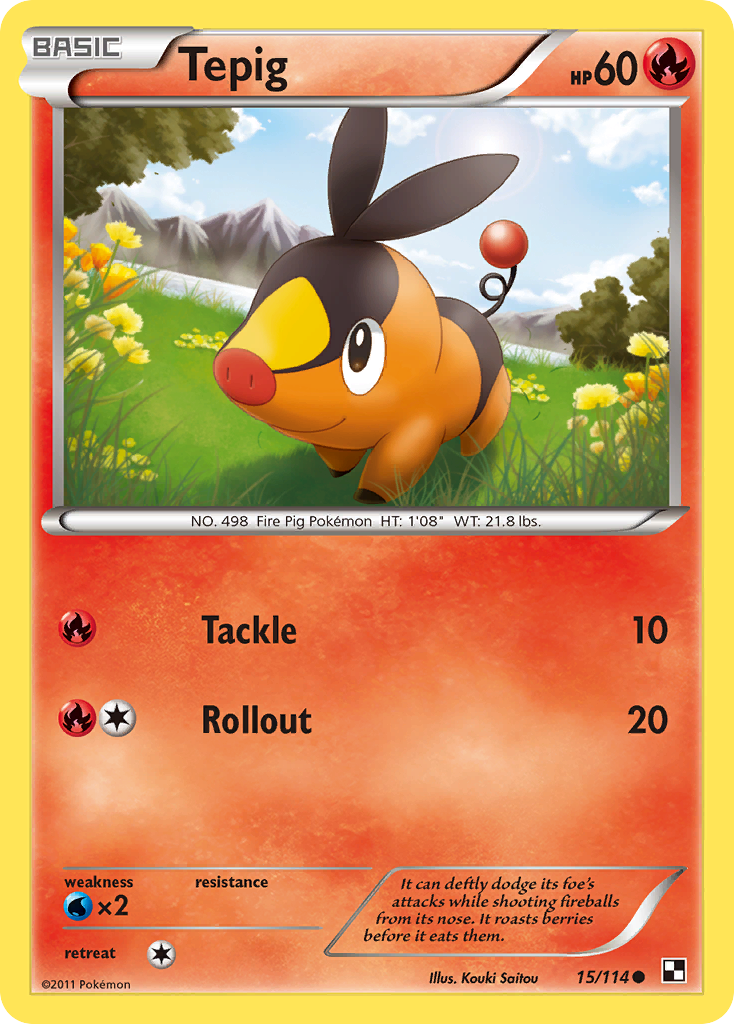 Tepig (15/114) [Black & White: Base Set] | Local Legends