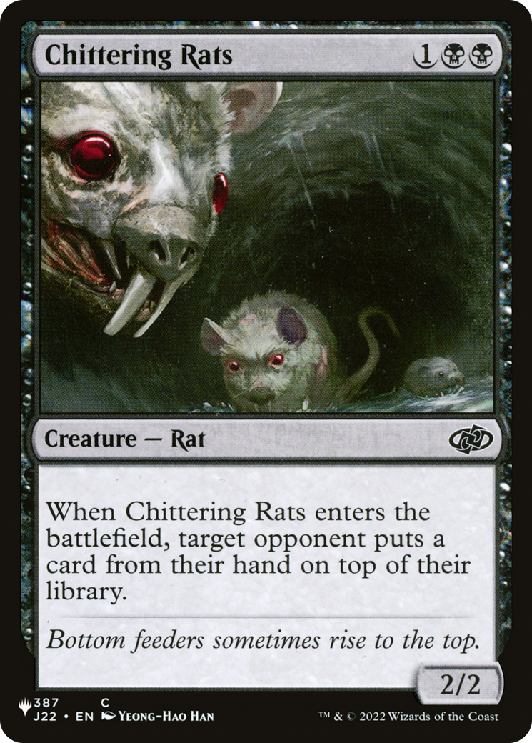 Chittering Rats [The List Reprints] | Golgari Games