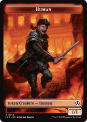 Elemental // Human (0014) Double-Sided Token [Innistrad Remastered Tokens] | Local Legends